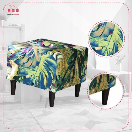 Pufa puf podnóżek siedzisko Ari Print Family Meble na Arena.pl