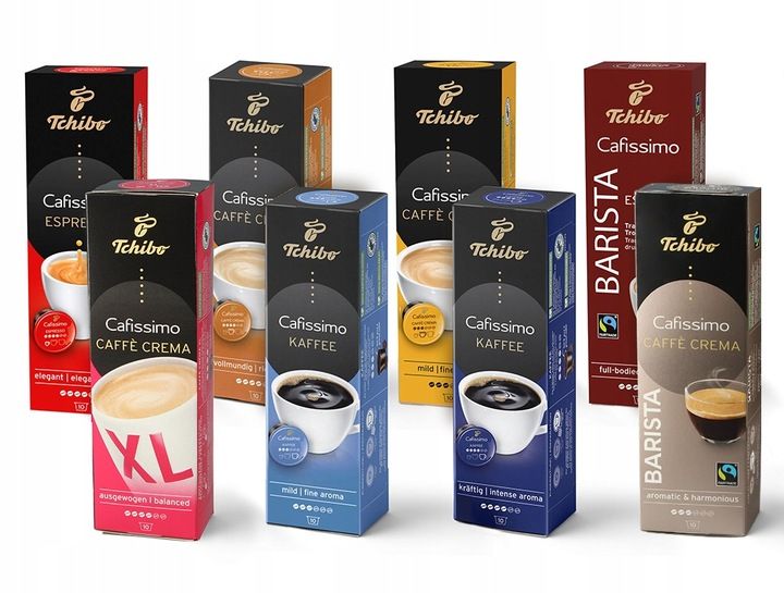 Kawa kapsułki Tchibo Cafissimo 80szt. + stojak zdjęcie 2