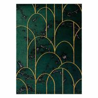 RUG/LU/ESTEMA/ARTDECO/BOTTLEGREEN+GOLD/160x220