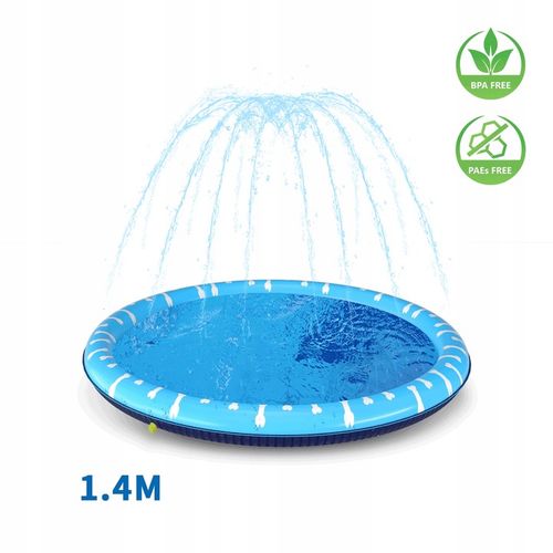 ZRASZACZ mata wodna dla średniego psa BASEN brodzik na lato upał 1,4m na Arena.pl