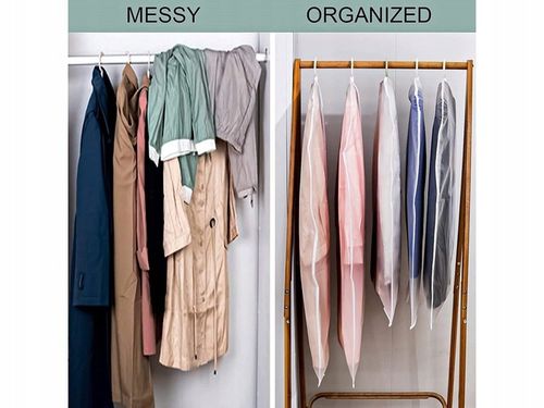 Pokrowce na ubrania transparent 3 rozmiary 10szt na Arena.pl