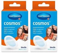 Plaster Na Oparzenia Cosmos 68mm x 43mm 8 Sztuk