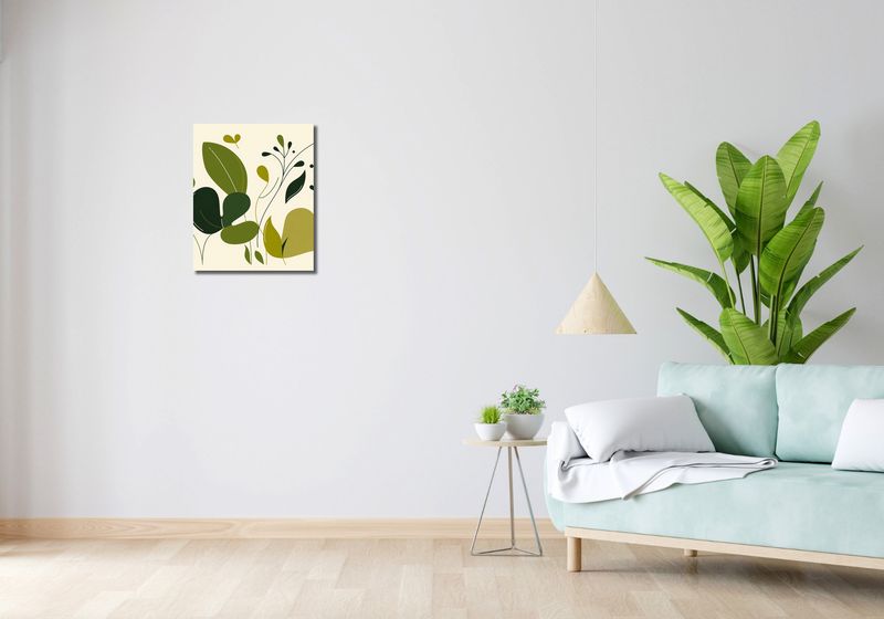 Obraz 40x50cm Świeżość Liści zdjęcie 2