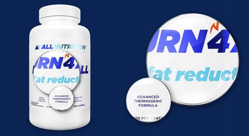 ALLNUTRITION BURN4ALL SPALACZ TŁUSZCZU 100 KAP ODCHUDZANIE REDUKCJA ENERGIA na Arena.pl