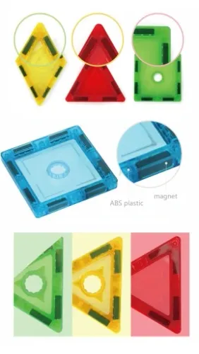 KLOCKI MAGNETYCZNE 3D MAGNETIC 70el Edukacja Panel na Arena.pl