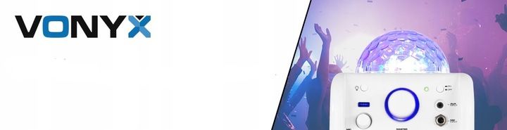 Głośnik BLUETOOTH KARAOKE USB LED KULKA+ mikrofon zdjęcie 4