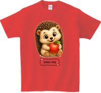 Koszulka T-shirt dla dzieci - Zwierzęta - Jeż - Dodaj imię jeśli chcesz
