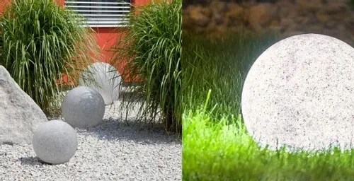 Lampa Ogrodowa Stojąca Kula Świetlna 28cm na E27 na Arena.pl