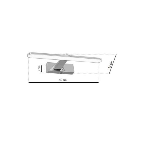 Kinkiet SPLASH CHROME 40cm 8W LED na Arena.pl