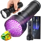 Latarka UV PowAir 51LED detektor UV, bursztyn, klima, kontrast, mocz