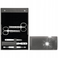 Zwilling Classic Inox Zestaw do manicure antracyt skórzane etui 5 elementów