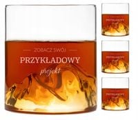 Zestaw szklanek do whisky 4 szt. GRAWER upominek PREZENT PARAPETÓWKA