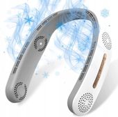 Przenośny Wentylator na Szyję 4000MAh Wentylator USB z Akumulatorem