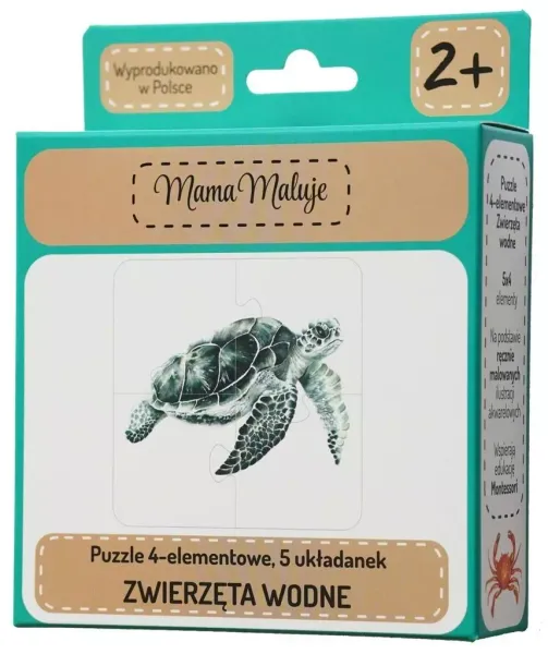 Puzzle 4-elementowe Zwierzęta wodne zdjęcie 1