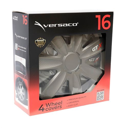 Kołpaki GTX carbon graphite 16", 4 szt. na Arena.pl