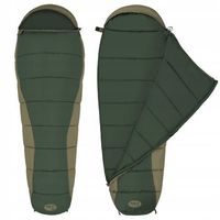 Gruby ciepły ŚPIWÓR MUMIA 190+30cm z kapturem NA WYJAZD pod namiot NILS BIG