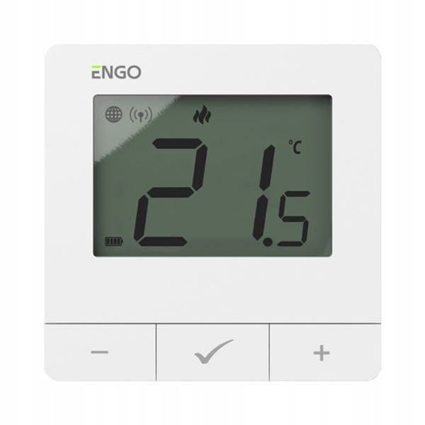 BEZPRZEWODOWY REGULATOR TEMPERATURY BIAŁY ENGO E20i-W INTERNETOWI zdjęcie 2