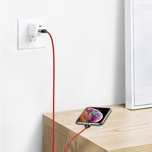 BASEUS LIGHTNING MAGNETIC CABLE 200CM RED na Arena.pl