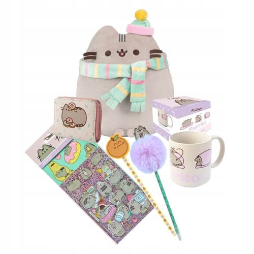 Pusheen w czapeczce i szaliku na Arena.pl
