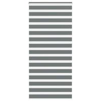 Roleta zebra, ciemnoszara, szerokość tkaniny 100,9cm, poliester