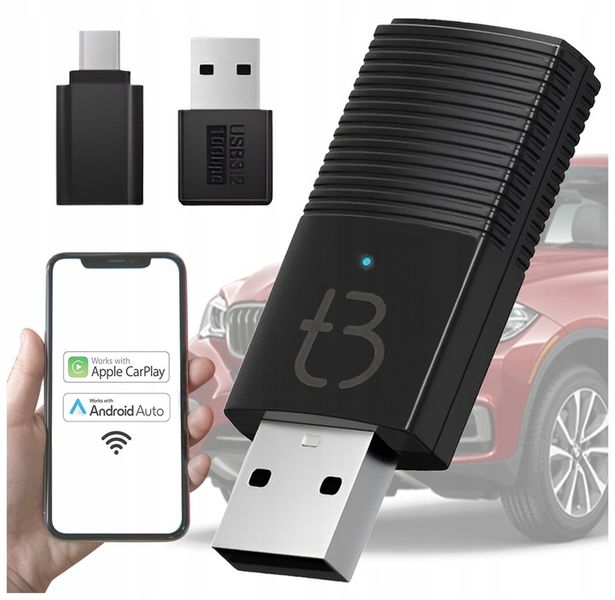 Bezprzewodowy Adapter Mini USB TB-NANO Carplay / Android Auto do zdjęcie 5