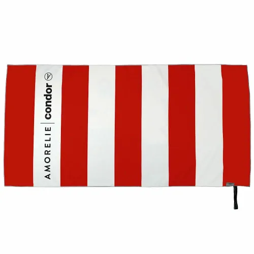 amorelie condor - ręcznik szybkoschnący z mikrofibry, szary na Arena.pl