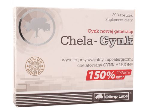 Chela cynk - Olimp Laboratories - 30kaps na Arena.pl