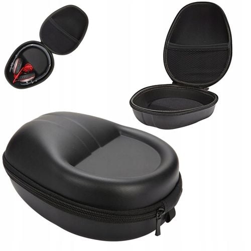 Etui na DUŻE słuchawki z zamkiem błyskawicznym twarde miękki środek H4 na Arena.pl