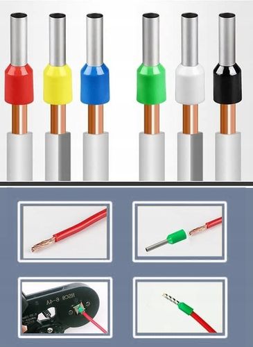 ZACISKARKA DO TULEJEK KONEKTORÓW PRZEWODÓW KABLI PRASKA - ZESTAW 1800 SZT na Arena.pl