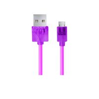 eb185v esperanza kabel micro usb 2.0 a-b m/m 1.5m fioletowy transparentny