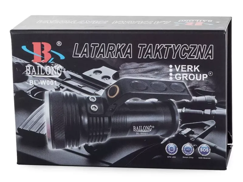 Bailong latarka szperacz policyjna LED CREE XP-E zdjęcie 13