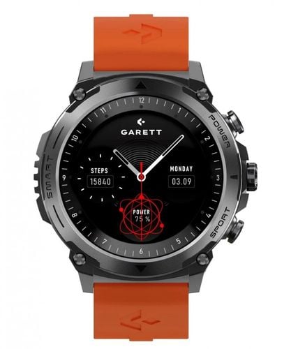 Smartwatch GARETT Atom Stalowy Czarny na Arena.pl
