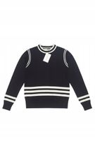 CHINTI & PARKER Sweter KG49 NAVY CREAM L