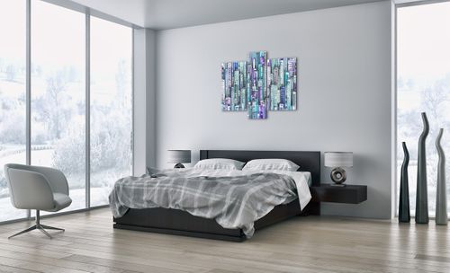 Obraz Na Płótnie - Drapacze Chmur - 95X80 Cm - Cb95X80-3857 na Arena.pl