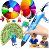 DŁUGOPIS 3D FILAMENT PLA KREATYWNY PEN DLA DZIECI ZESTAW PROFESJONALNY ver2