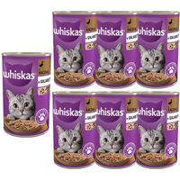 Whiskas Mokra karma dla kotów z kaczką w galaretce 400 g x 6 sztuk