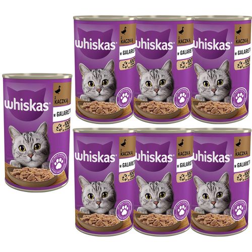 Whiskas Mokra karma dla kotów z kaczką w galaretce 400 g x 6 sztuk na Arena.pl