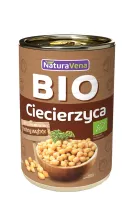 Ciecierzyca W Zalewie BEZ Dodatku Soli BIO 400 g (240 g) - Naturavena