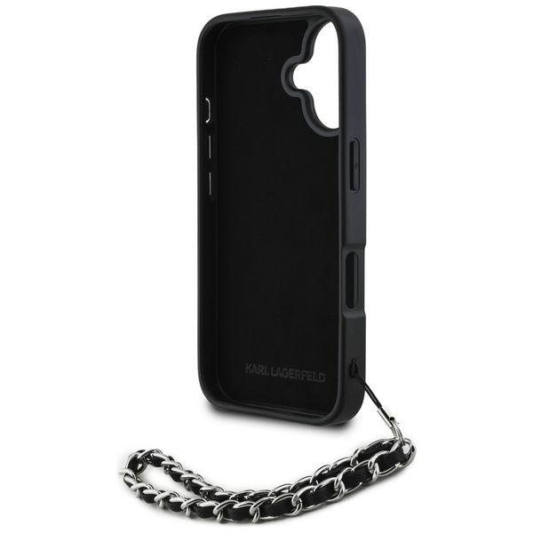Etui Karl Lagerfeld do iPhone 16, Czarny zdjęcie 6