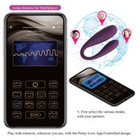 pretty love   august, mobile app long distance control 12 vibration