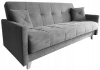 Wersalka Skandynawska Leoni Z Funkcją Spania Szara