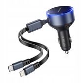 Vention Ładowarka Samochodowa Do Auta USB-C 30W + Kabel USB-C Do Lightning
