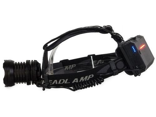 LATARKA CZOŁOWKA LED IPX6 3 OGNIWA POWERBANK AKU USC C na Arena.pl