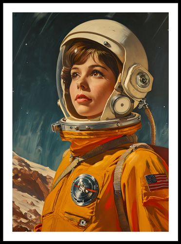 Plakat 50x70cm Pionierka Kosmosu na Arena.pl