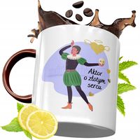 Kubek Bordowy Dla Aktora Na Urodziny Prezent Z Nadrukiem Ze Zdjęciem