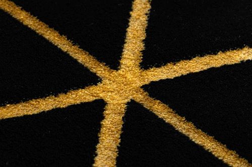 RUG/LU/MOSSE/HEXAGON2/BLACK+GOLD/70x200 na Arena.pl