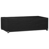 Pokrowiec na meble ogrodowe, 8 oczek, 125x70x35 cm, prostokąt