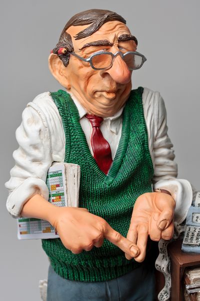 FIGURKA KSIĘGOWY  - Guilermo Forchino (FO85536) zdjęcie 4