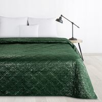 Narzuta na łożko kanapę LUIZ/BLINK 200x220 cm zielona nowoczesna boho