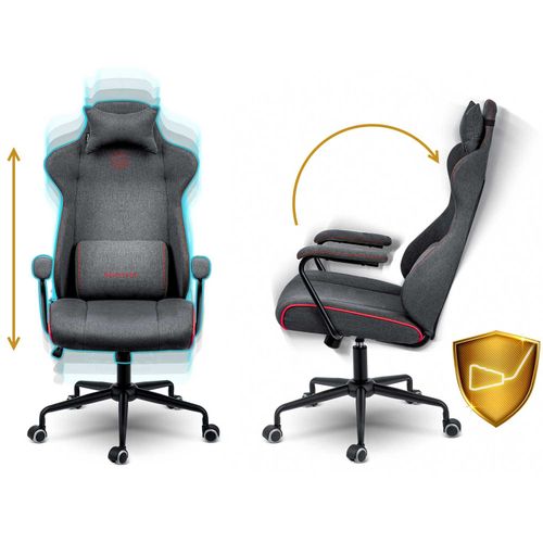 Fotel biurowy Sofotel Werona - szary - 2583 na Arena.pl